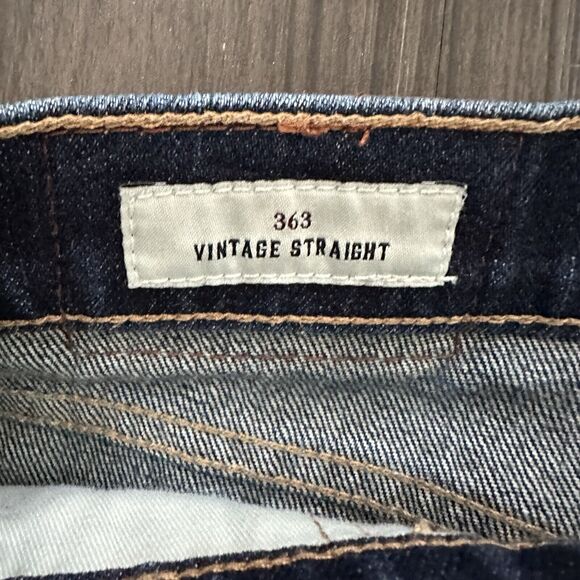 Lucky Brand x Yellowstone 363 Vintage Straight Denim Blue Jeans 36x32 Selvedge - Picture 5 of 8